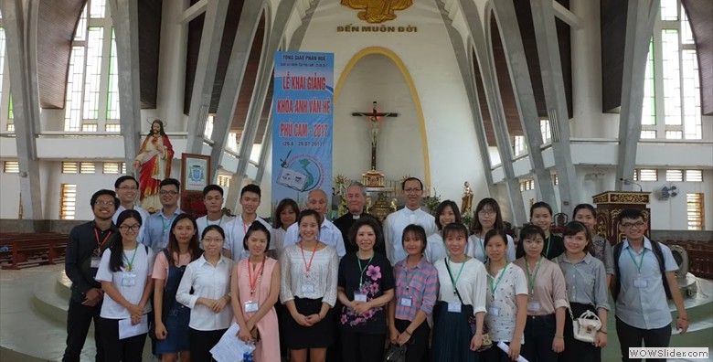 Opening Ceremony of EFTP Summer Program, Archdiocese of Hue 2017