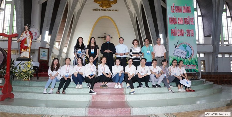 Opening Ceremony of EFTP Summer Program, Archdiocese of Hue 2019